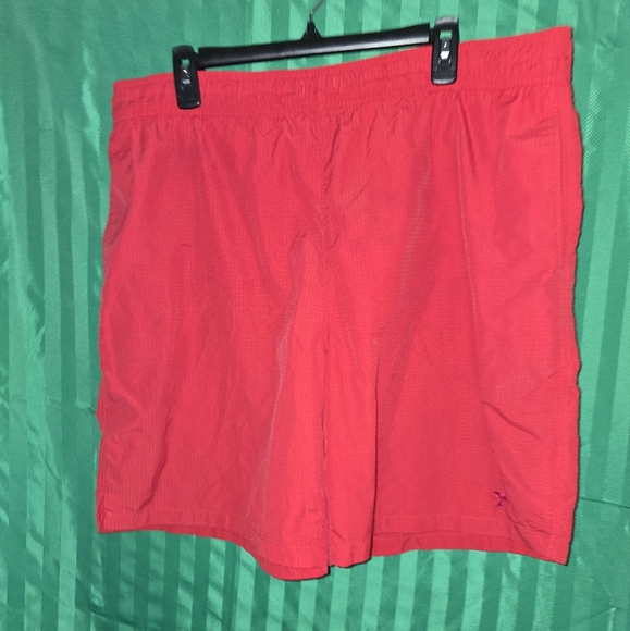 Jos A. Bank Red Men's Swim Trunks XL Pre-owned Pockets Embroidered Logo - Picture 1 of 15